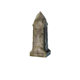 Poteau de barrière du cimetière