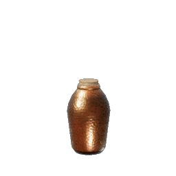 Closed Copper Jar