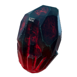 Cristal sombre de grande taille