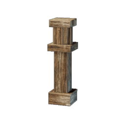 Simple Wooden Pole