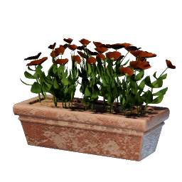 Fleur rouge