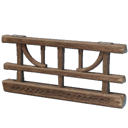 Barrière en bois de pin I
