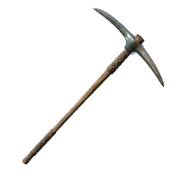 Pioche en acier