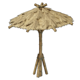 Bamboo Palm Leaf Umbrella