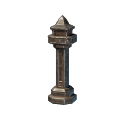 Poteau de barrière en acier