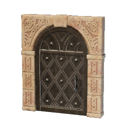 Porte en fer
