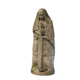 Grande statue en pierre « Épée »