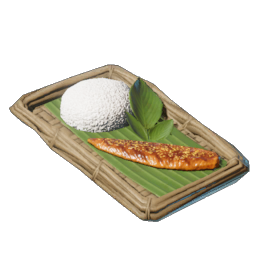 Grilled Fish with Coconut Rice