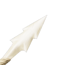 Flèche d'os fossilisé
